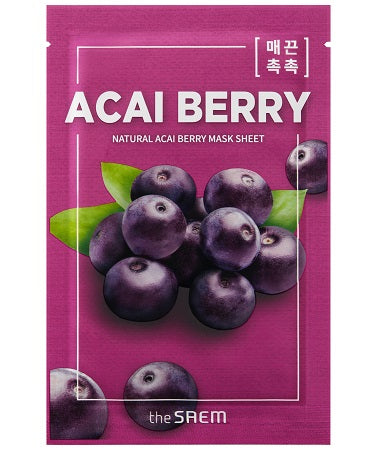Natural Acai Berry Mask Sheet