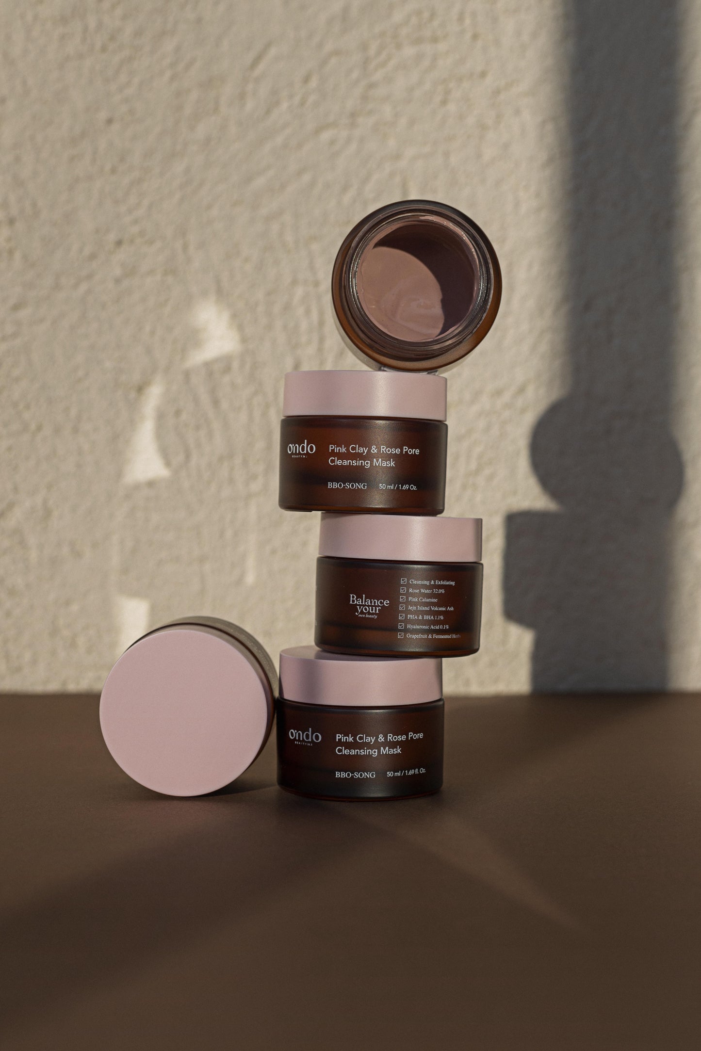 Pink Clay & Rose Pore Cleansing Mask BBO-SONG