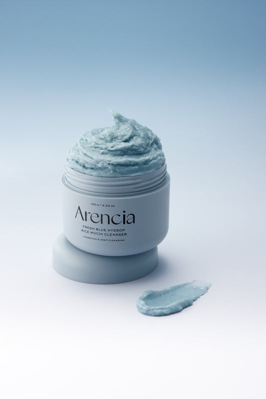Fresh Blue Hyssop Rice Mochi Cleanser