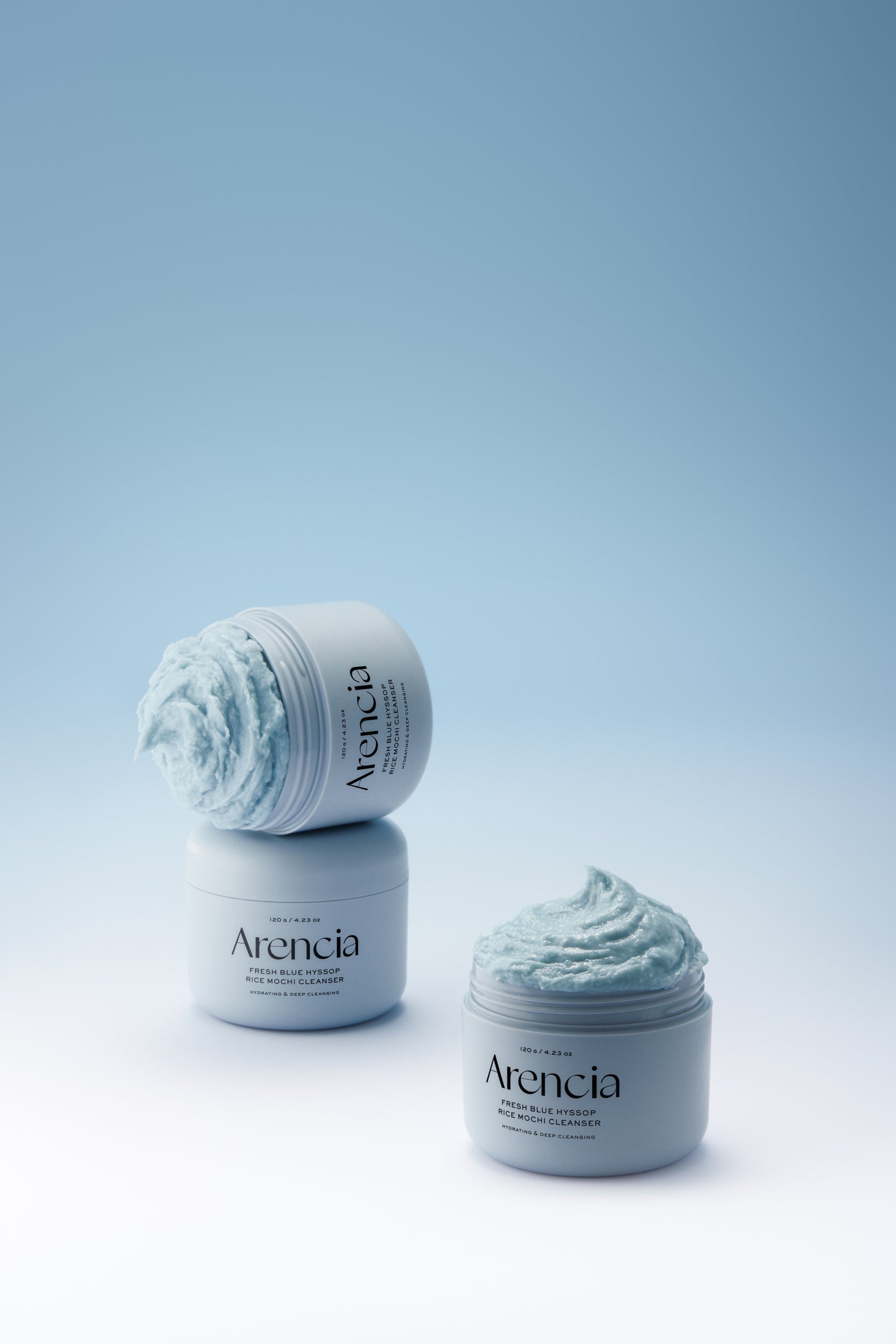 Fresh Blue Hyssop Rice Mochi Cleanser